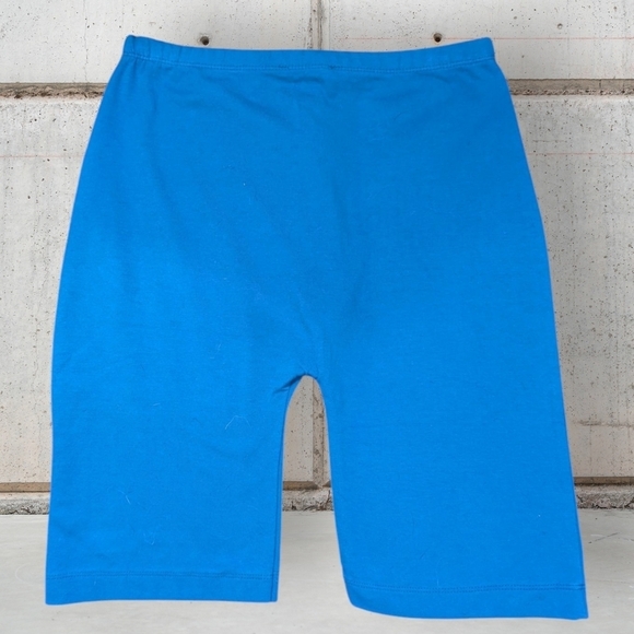 NWT Zara Blue Bike Shorts - Picture 3 of 5